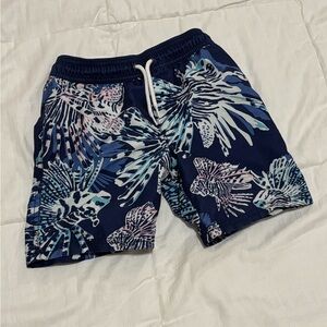 Carter's Navy and Multicolor Patterned Swim Trunks